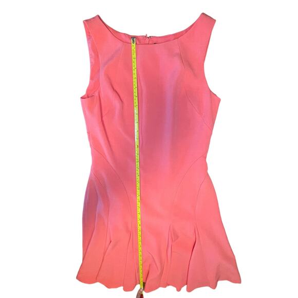 Lauren by Ralph Lauren Hot Pink Fit and Flare Body Con Sleeveless Dress size 10 - Picture 4 of 4